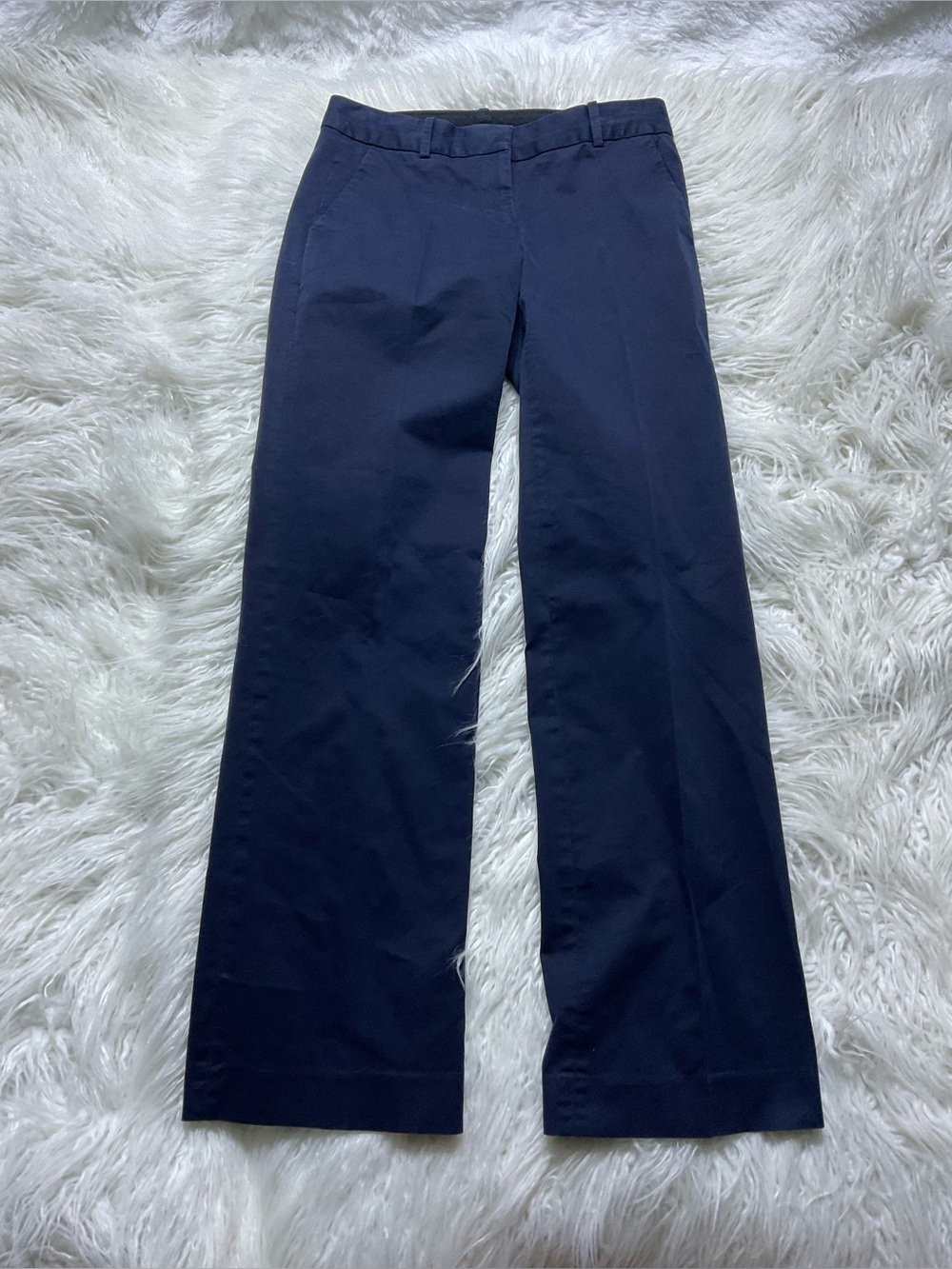J.Crew Womens Navy Blue Cafe Trouser Pants